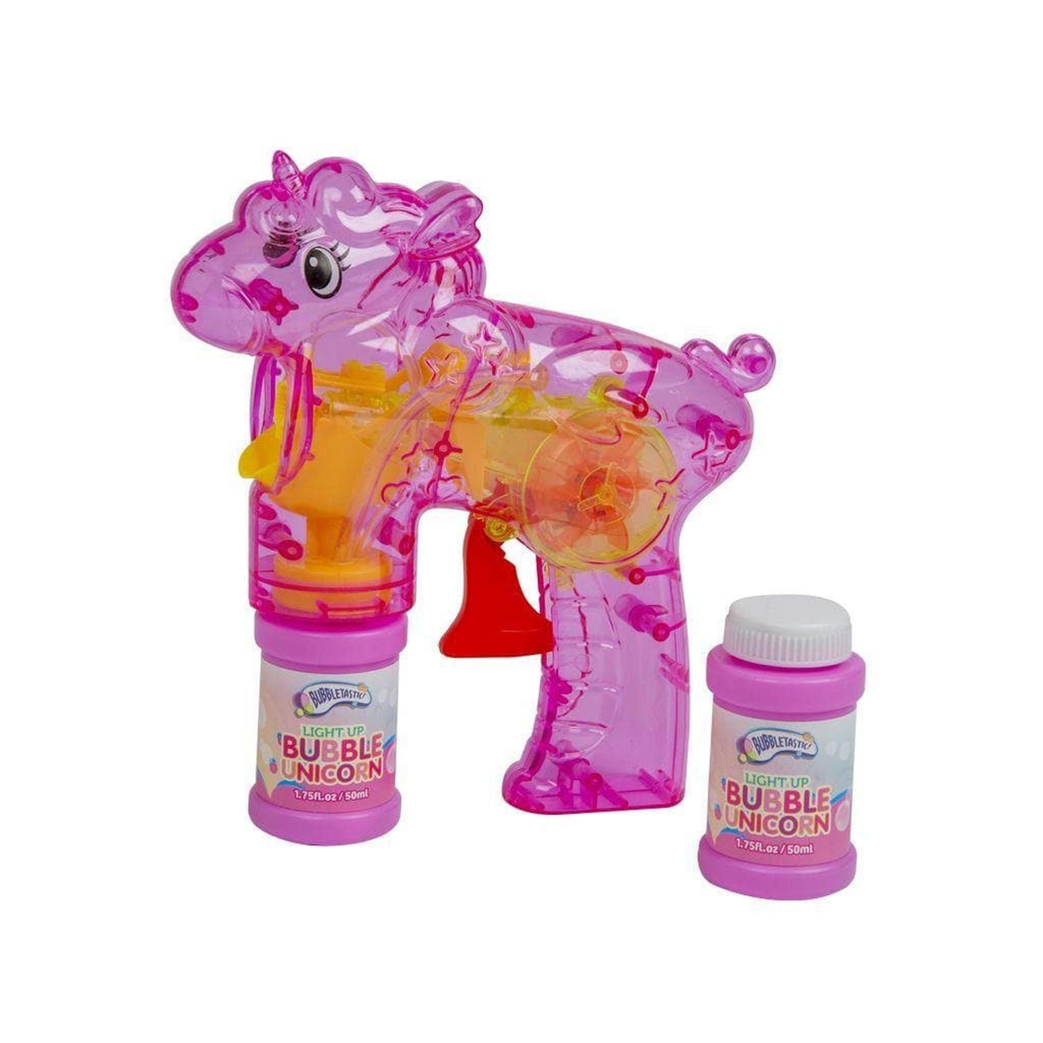 Unicorn Bubble Gun Light Up - PoundToys
